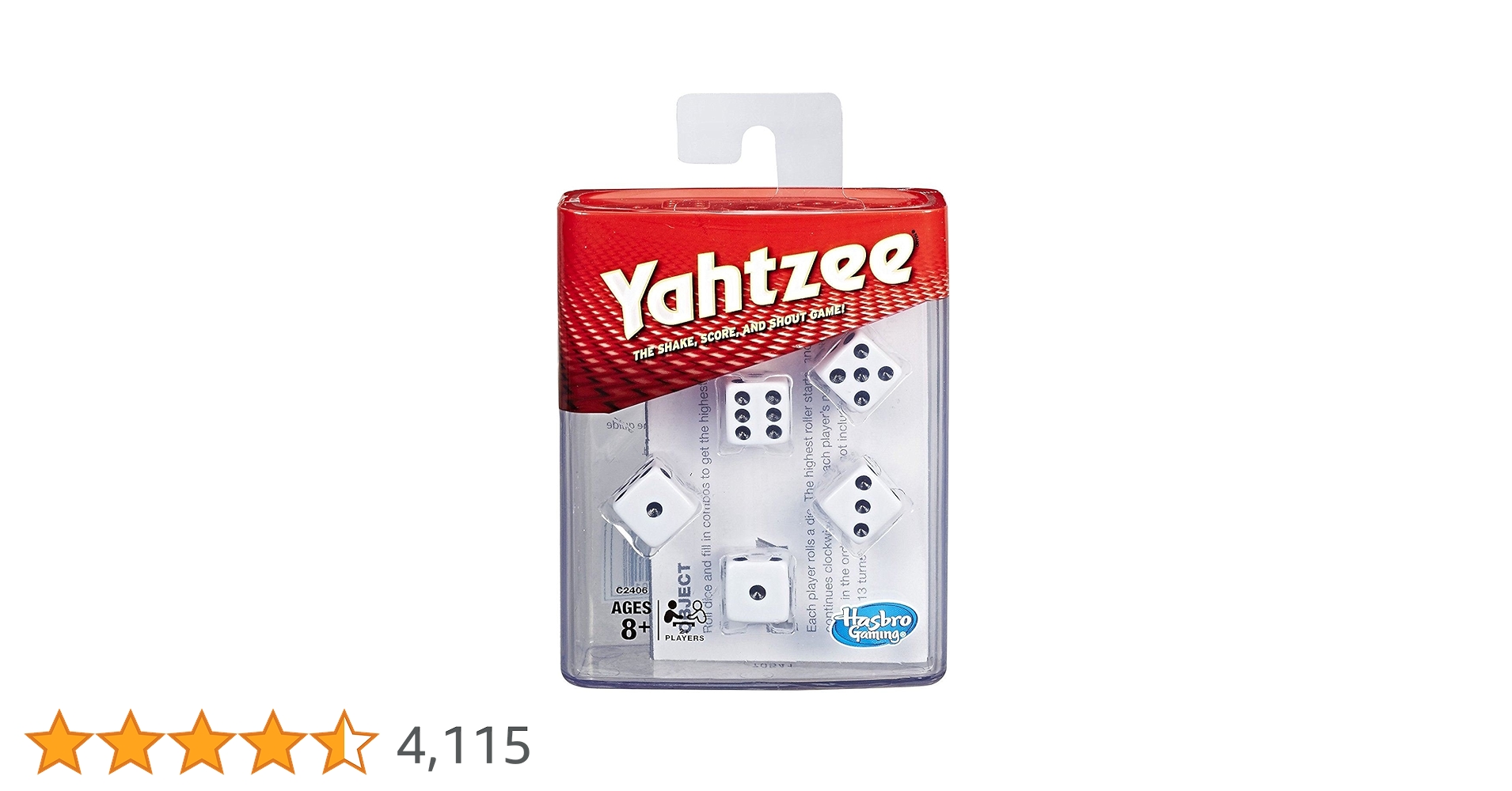 ヤッツィー　日本語説明書付 ヤッツィー 日本語説明書付 Amazon.co.jp: Yahtzee 00950